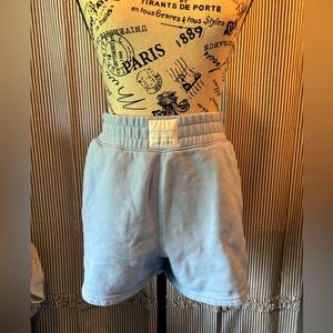 Sky blue size large Hollister sweat shorts